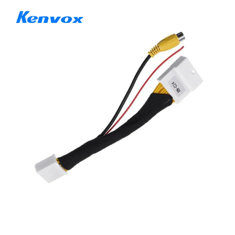 Reverse Rear View Camera Input Harness Camera Add-On Harness 24Pin Reverse Camera Harness Easy To Use for for Vehicles
