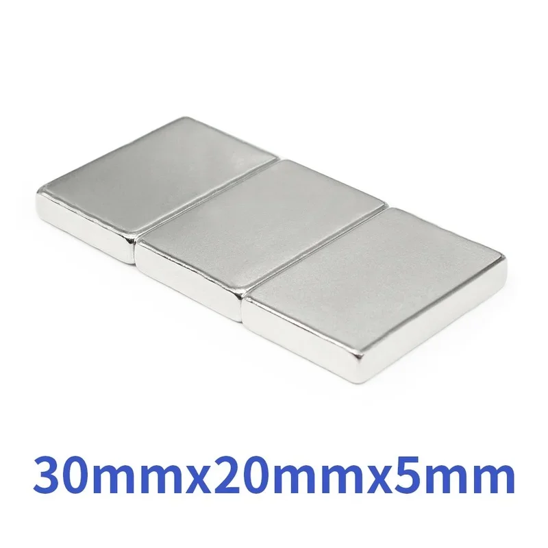 2/5/10/15/20PCS 30x20x5mm Block Strong Powerful Magnets N35 Rare Earth Neodymium Magnet 30x20x5 Permanent NdFeB Magnet 30*20*5