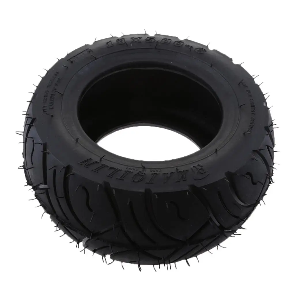 13 x 5.00-6 inch Heavy Duty Replacement Tire for Wheelbarrows, Mowers, Hand Trucks and More, Tubeless