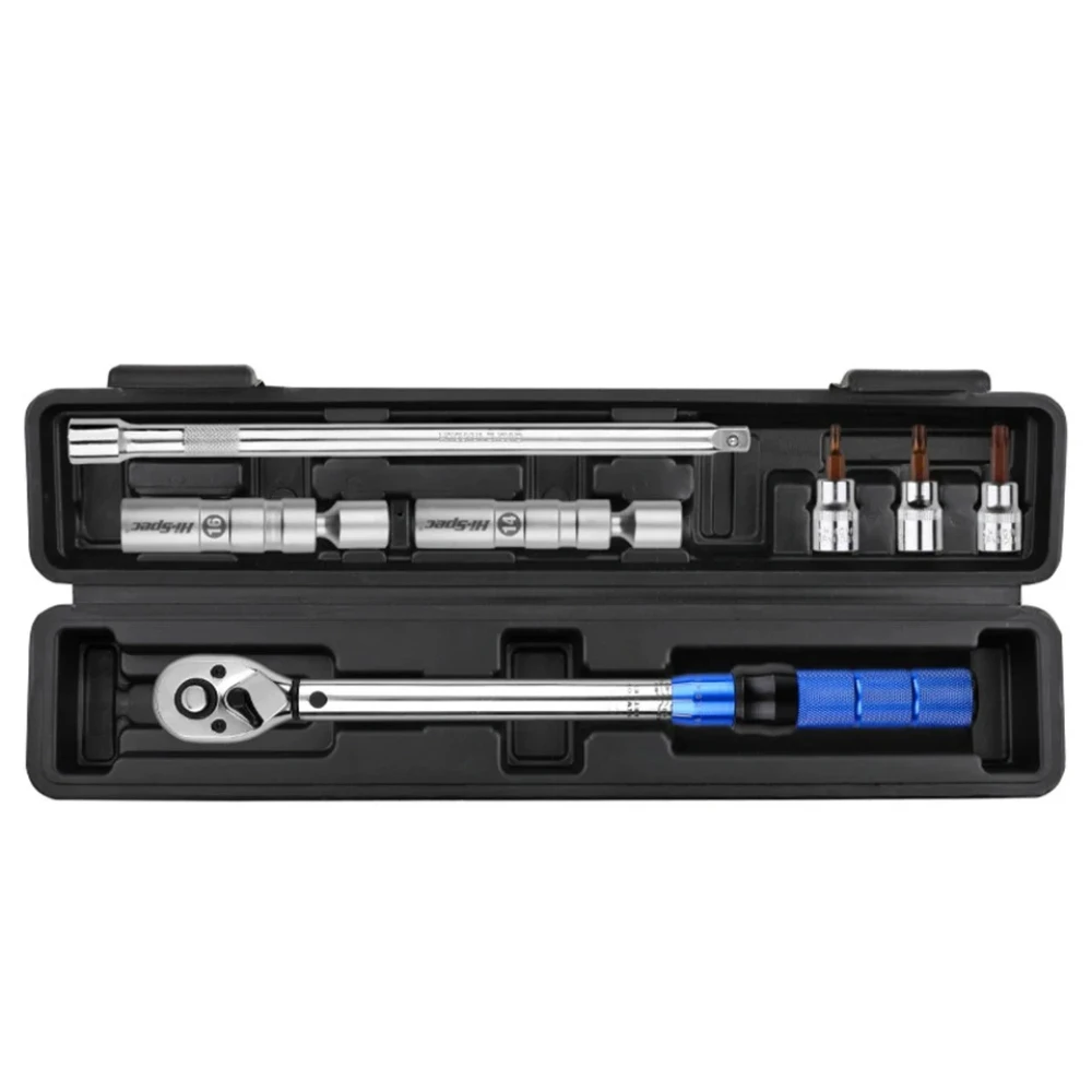 

Precision-Adjustable Torque Wrench Kit 3/8" 10-60N.m with Dual-Direction Ratchet & Magnetic Spark Plug Removal Tool