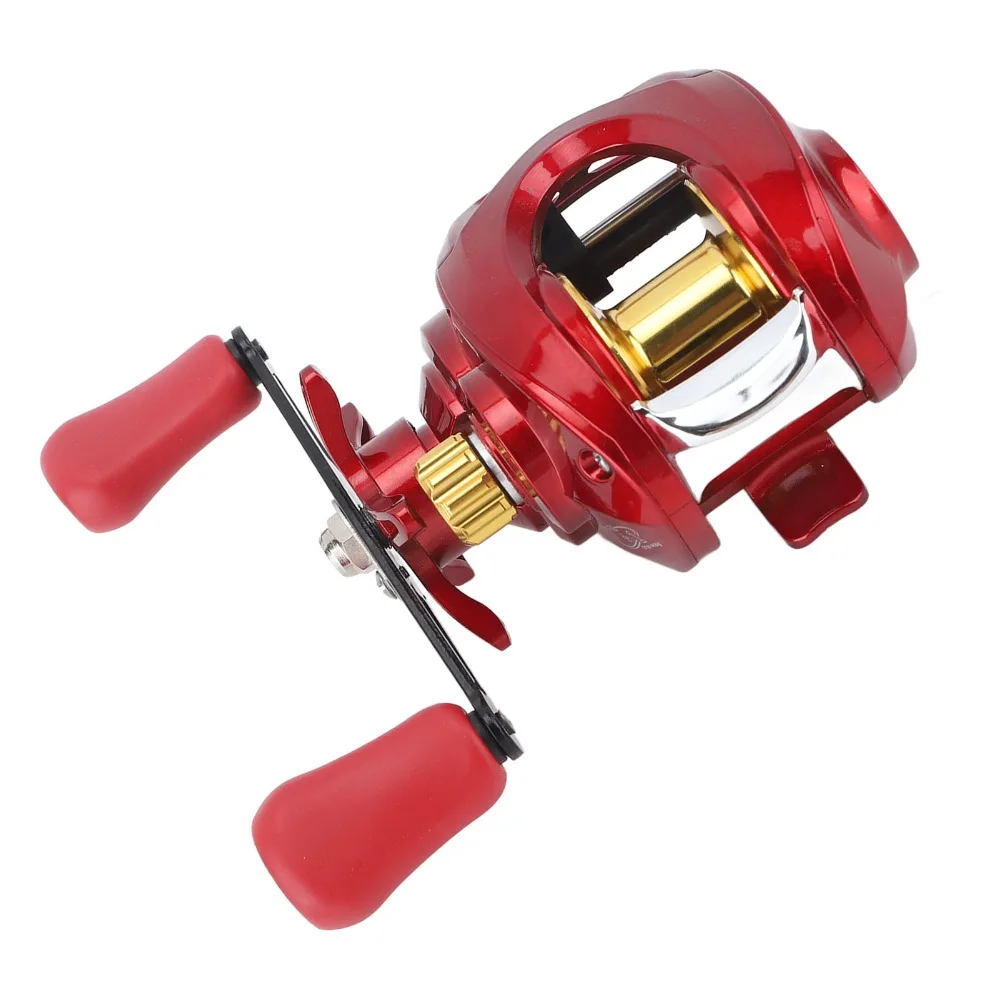 Durable Metal Baitcasting Reel Left/Right Hand 7.2:1 Baitcasting Wheel 13*11cm Fishing Line Wheel Sea Fishing