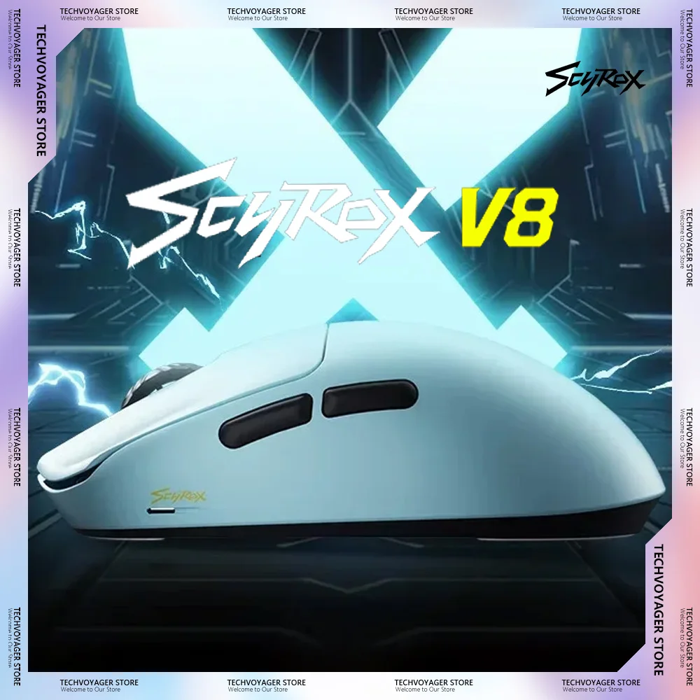 

Scyrox V6 Gaming Mouse PAW3950 Low Latency Lightweight Ergonomics Wireless Wired Dual Mode Mice PC E-Sports Accessories Gifts