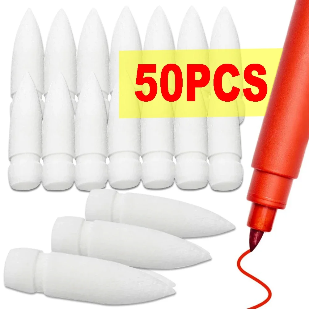 5-50Pcs Replacement Cores Soft DIY Dual Tips for GuangNa Acylic Markers Writting Painting DIY Nib Arts School Office Stationery
