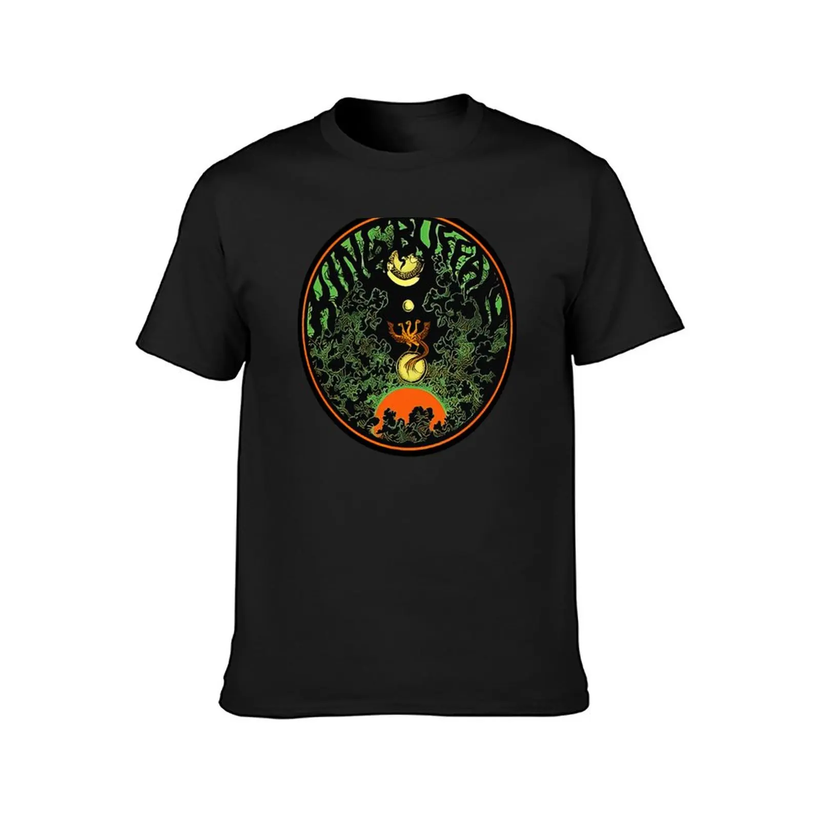 three headed bird of prey T-Shirt oversized oversizeds T-shirts for men cotton