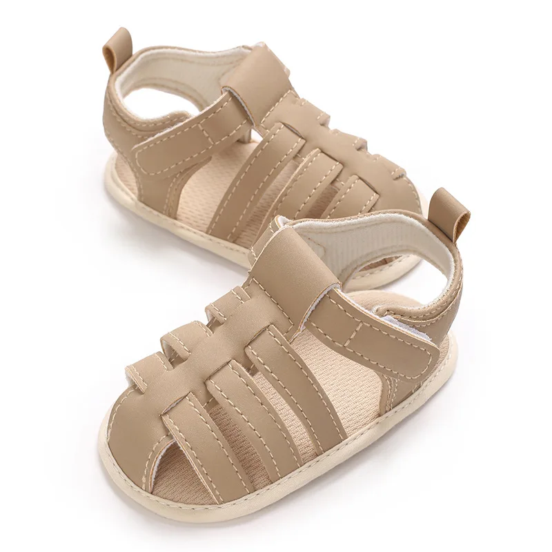 Infant Pre-Walker Shoes 0-1Year Baby Boys Casual Sandals Solid Color Breathable Comfort Spring Daily Walking Shoes image 6
