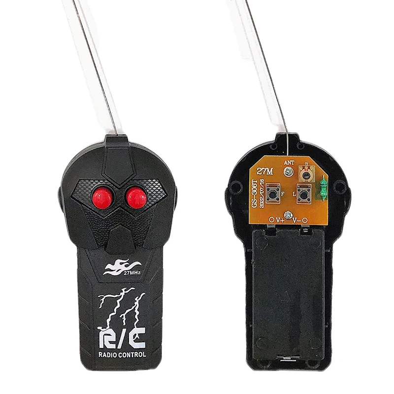 

/Kb/New 27MHz Circuit 2CH RC Remote Control PCB Transmitter Receiver Board Radio System For Toy Car