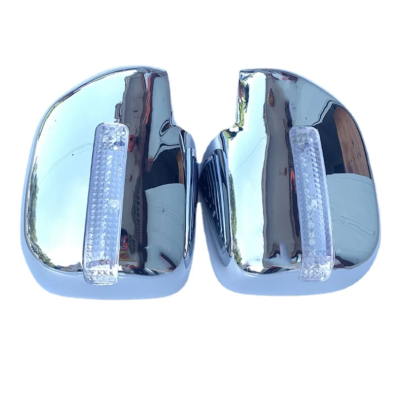 For Toyota Land Cruiser 100 LC100 1998-2003 2004-2007 ABS Chrome Plateddoor Rearview Door Mirror Covers with Led