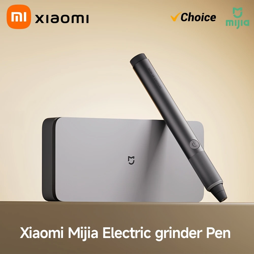 Mijia Electric Grinding Pen 22000r/min Brushless Motor Fast Carving Polishing Burnishing Drilling Mini Grinder Home Tool