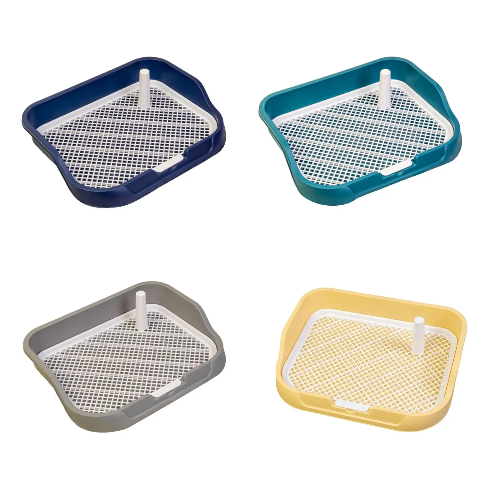 

Dog Potty Tray Puppy Toilet for Indoor Porch Floor Pee Pad Holder Pet Litter Tray Easy to Clean Portable for Puppy Doggy Dog