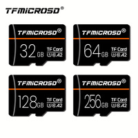 High Speed TFMICROSD Memory Card 256GB Class 10 Micro TF Flash USB Pen Drive Card 16GB 32GB 64GB 128GB for Smartphones Camera