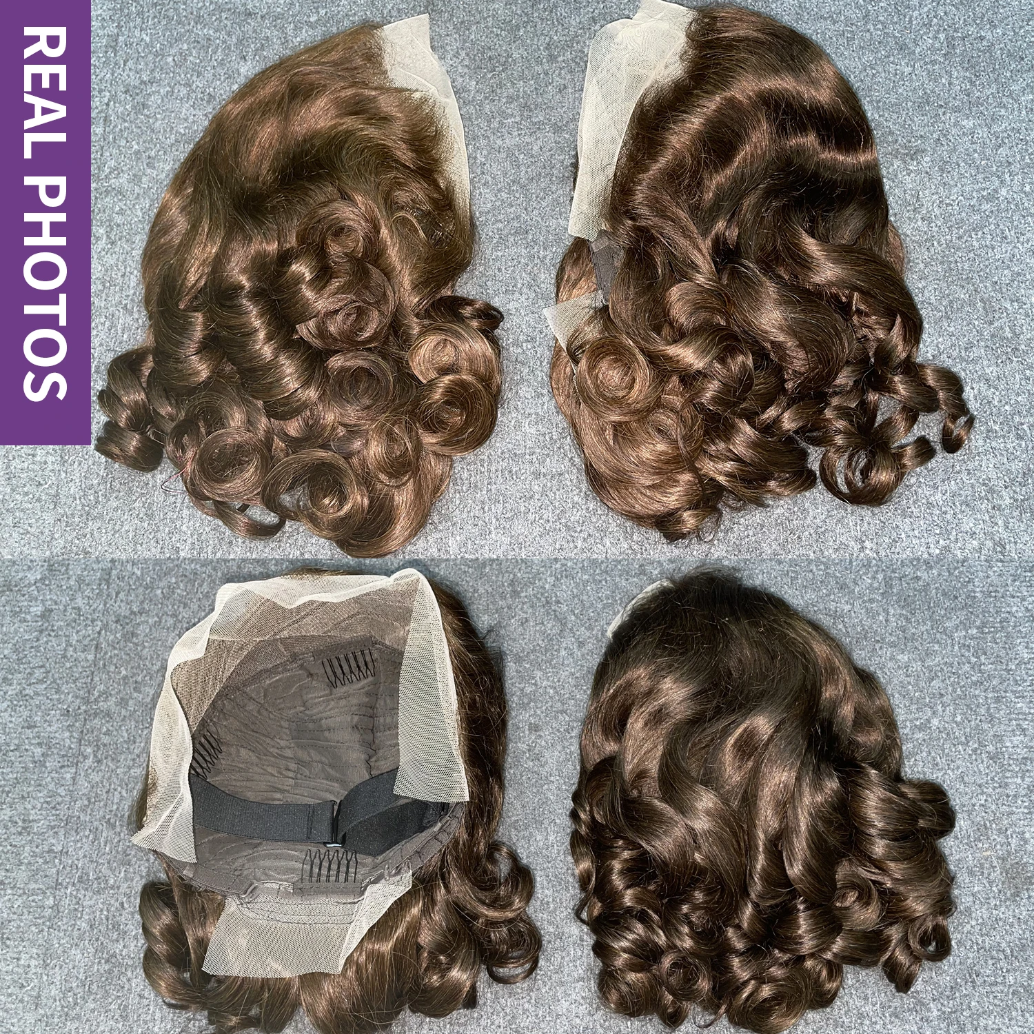 Chocolate Brown Body Wave Shor - Hd Lace Frontal Wig Human Hair Pre Plucked 评论和价格