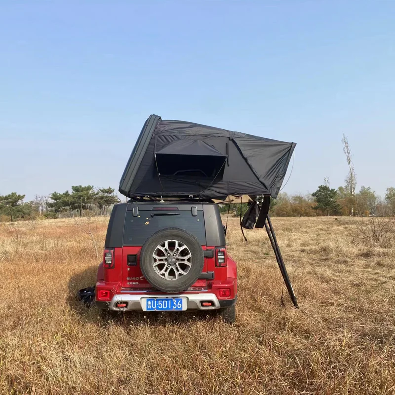 

3/4 Person Flip Opening ABS Shell Rooftop Tent For Car Universal SUV 4*4 Offroad Pickup Top Mounted Tent Box SUV