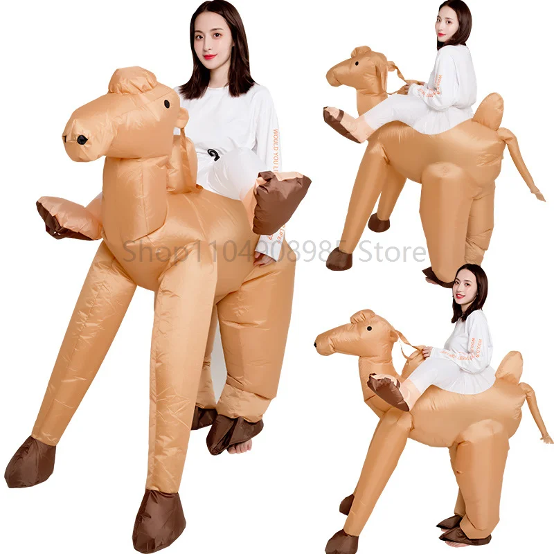 

Camel Inflatable Costume Pants Adult Funny Cartoon Mannequin Clothing Walking Animal Rides Atmosphere Props Desert