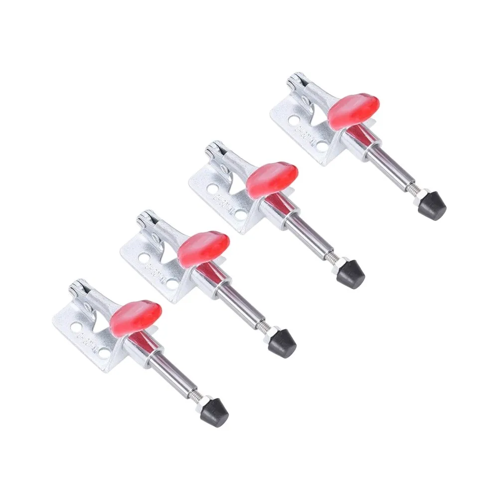 4pcs GH301AM Vertical for toggle Clamps with 5/8 inch Plunger Travel and PVC Cover for Comfortable and Secure Holding