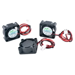 ANCHAOPU 2.5cm 25mm fan 25x25x10mm DC5V/12V/24V 2pin Micro axial flow fan cooling fan for projectors/Raspberry Pi/atomizers