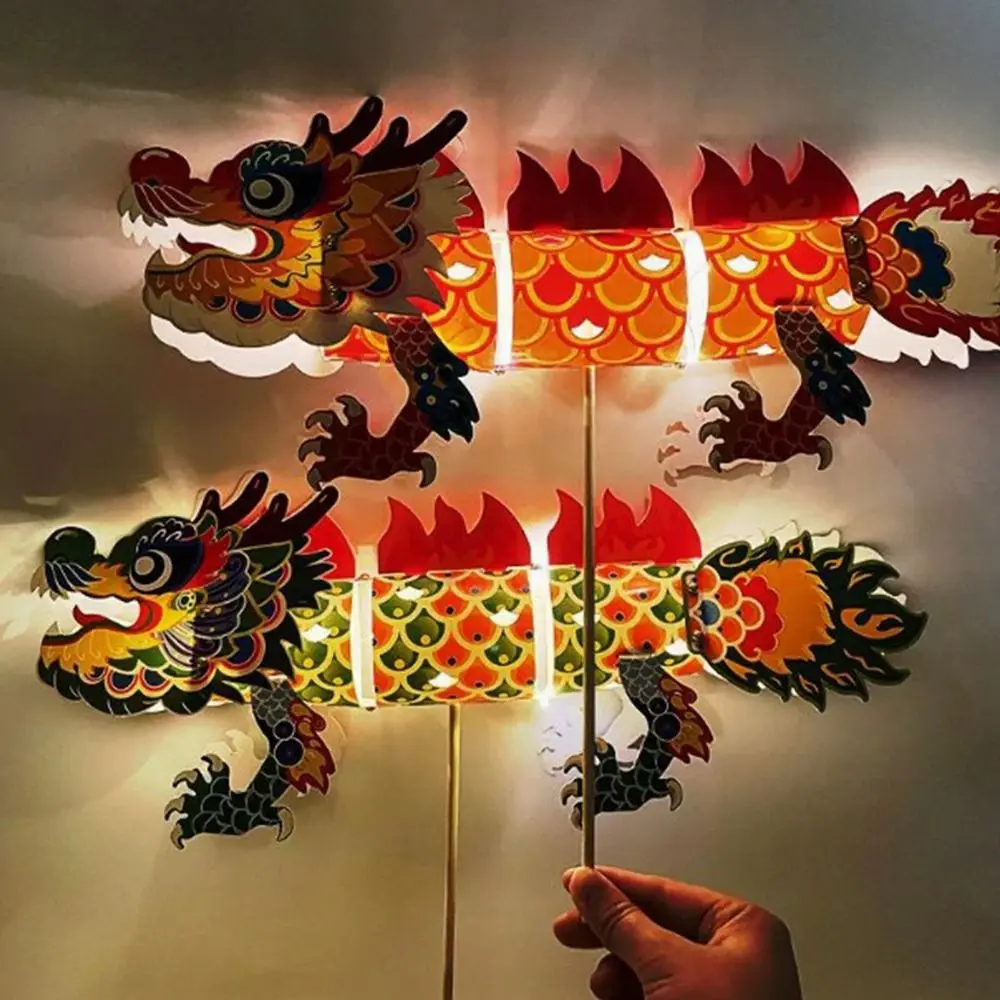 New DIY Dragon Craft 3D Paper Chinese Dragon Dance Chinese New Year DIY Dragon Decor