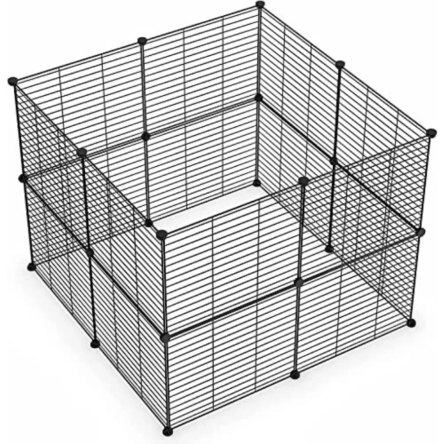 

Small Animal Playpen Guinea Pig Cages Pet Playpen Rabbit Cage Small Animal Cage Puppy Kitten Dog Playpen Indoor Outdoor Portabl