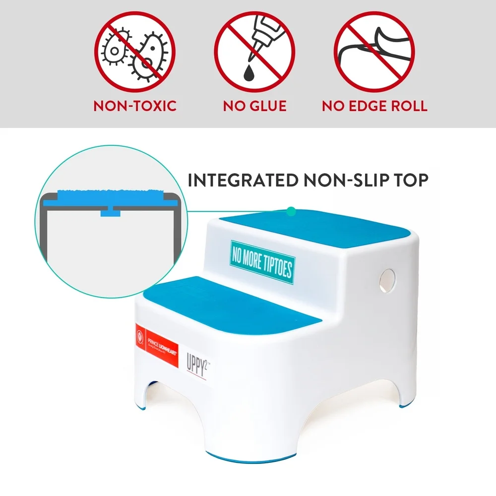 Sturdy Non-Slip Step Stool Kids Potty Training Safe Portable Multi-Purpose Elevation Bathroom Kitchen Easy Transport