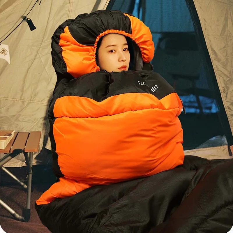 كيس نوم ساخن، وسادات تسخين متعددة USB لدعم الطاقة تعمل مع مصادر طاقة البطارية مع حقيبة مدمجة محمولة