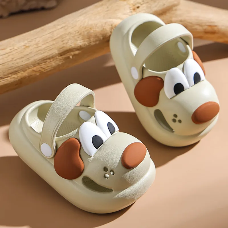 

Summer New Baby Slippers Indoor Non-slip Soft Bottom Comfort Fashion Cute Children's Hole Shoes Boys Girls Kid Outdoors Sandals