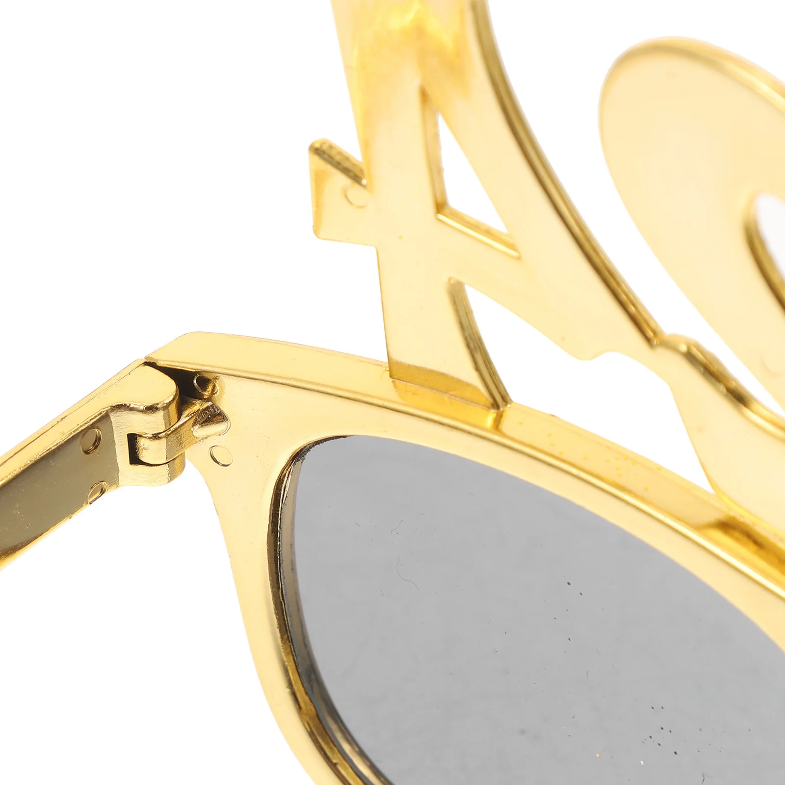 

2024 Digital Golden New Year Party Eyeglasses Props New Year Costume Accessory Decorations Photo Accessories R