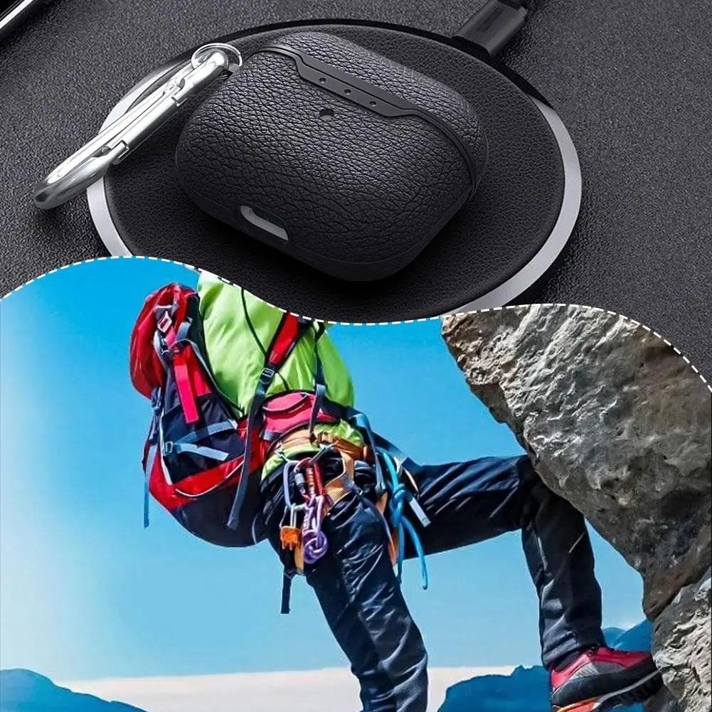 Applicable 4 Headphone Cover 4 Generation Wireless Pattern Lychee Drop-proof Bluetooth Protective Headphone Ca R4l6