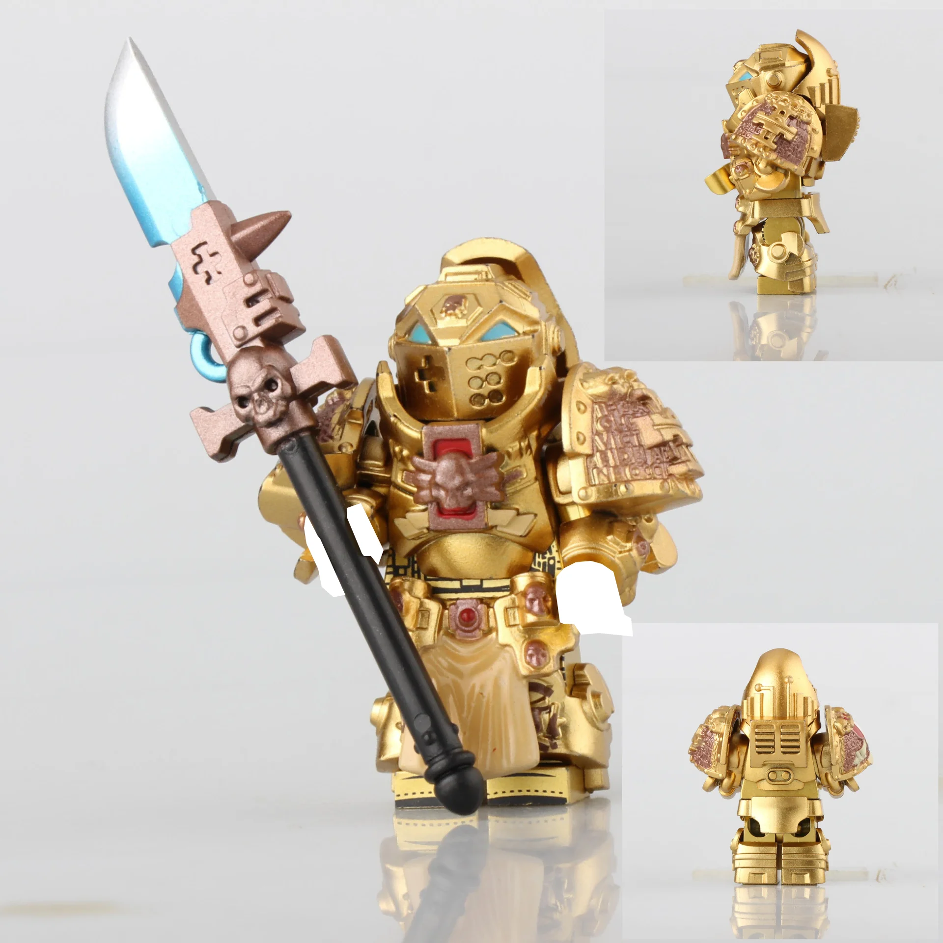 Hot Toys Serienmodell, zusammengebauter Baustein-Bausatz, Empire Fist Space Wolf Holy Blood Angel Actionfigur, Spielzeuggeschenk