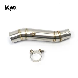 Motorcycle Exhaust Adapter Middle Link Pipe Connect brand new Muffler Pipe For Honda CBR300 CBR500 CBR500R