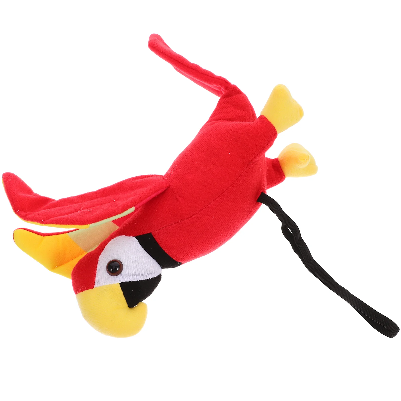 Pappagallo pirata Interessanti modelli di peluche Simulato cartone animato Adorabili ornamenti modellanti Spalla Accessorio cosplay per bambini