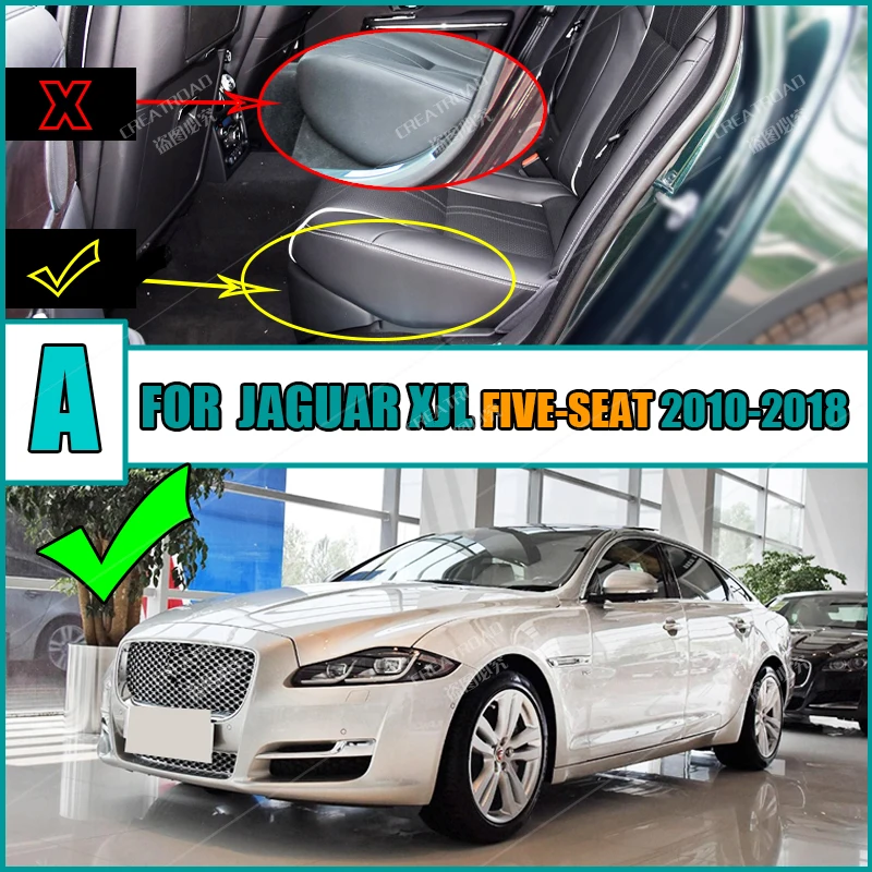 Car floor mats for Jaguar XJ L(five seat) 2010 2011 2012 2013 2014 2015 2016 2017 2018 Custom foot Pads automobile