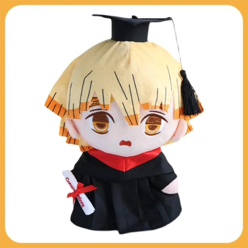 

Demon Slayer Agatsuma Zenitsu Graduation PhD Master Plush Doll Cartoon Customization