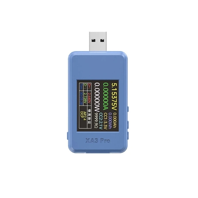 1.77In Color Screen Digital Voltages Current Power Meter Fast Detections
