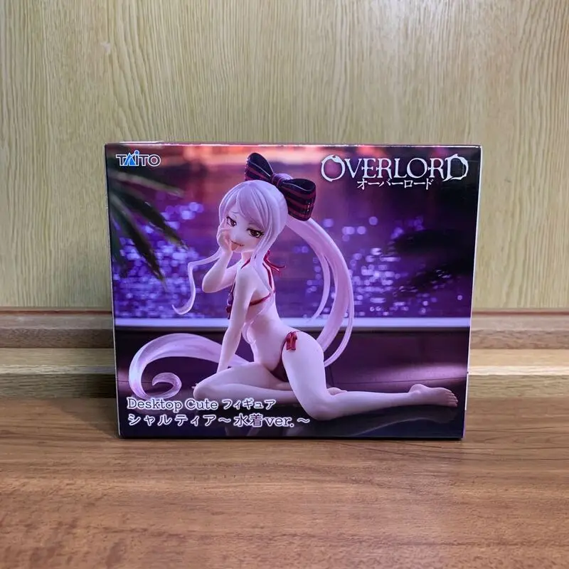 In Voorraad TAiTO Desktop Leuke OVERLORD Shalltear Bloodfallen Albedo ~ Zwemmen Pak Ver. ~ PVC 13 CM Anime Actiefiguren Model Speelgoed