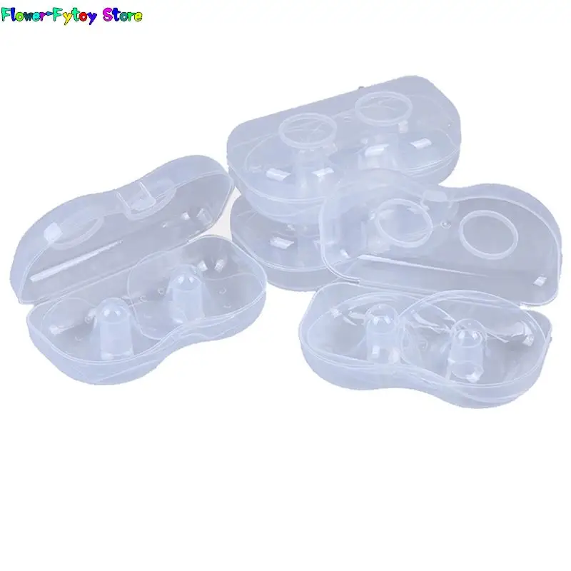 2pcs Silicone Nipple Protectors Feeding Mothers Nipple  Protection Cover Breastfeeding Mother Milk Silicone Nipple