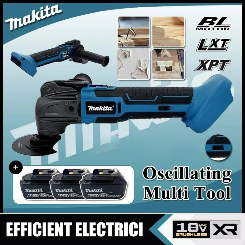 

Makita Quick Release Oscillating Tool Multi-Functional Electric Trimmer Quick-Change Compatible For 18V Battery Tool