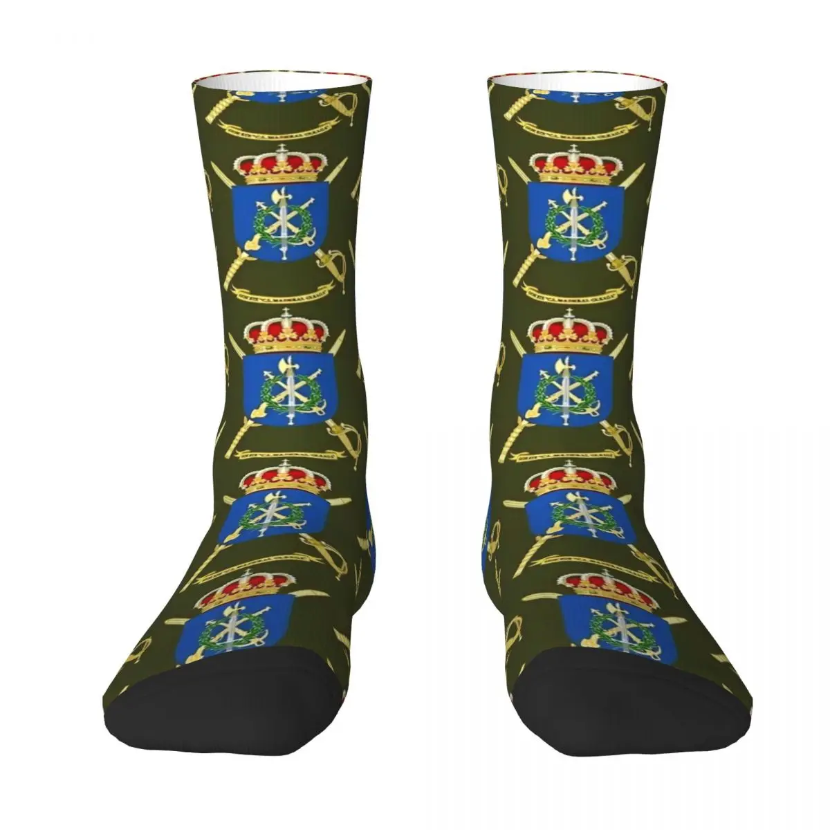 Women Men Socks Spanish Guard Civil Logo Spain Stockings Winter Retro Breathable Socks Printed Running Sports Non Slip Socks