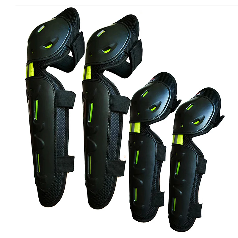 Motorcycle Knee Pads 4-Piece Set Nylon Cloth Elbow Pads Knee Pads Cross Bicycle Racing Anti-Fall Sports Knee Pads image 6