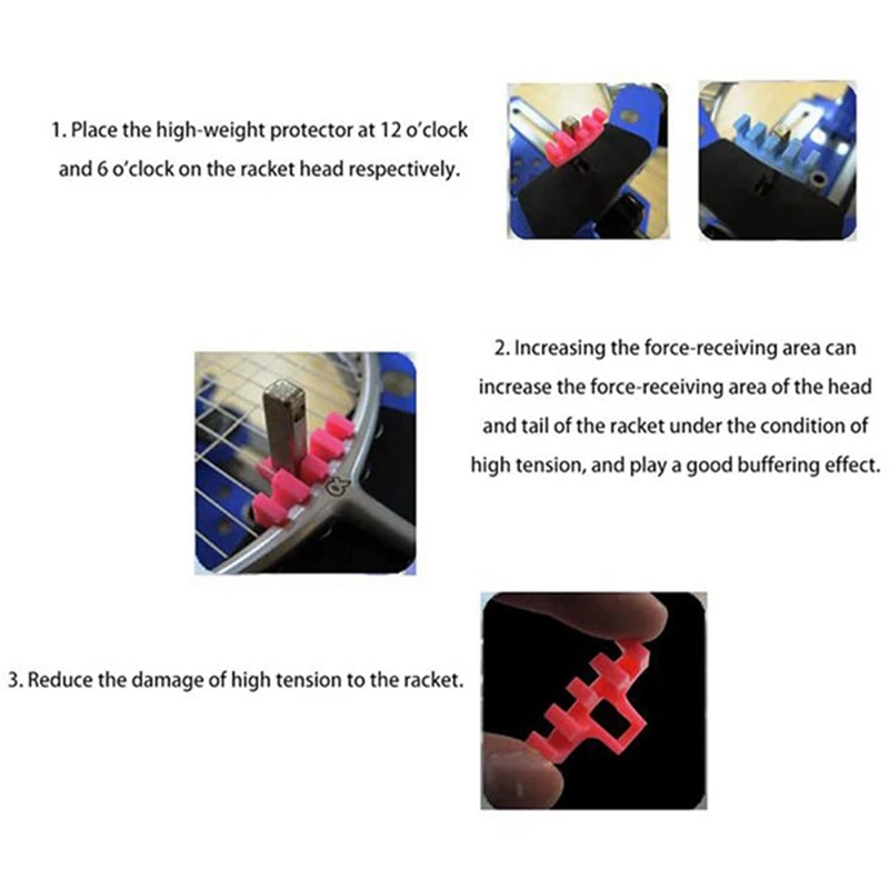 1 шт., станок для натягивания струн для бадминтона, адаптер для разбрасывания нагрузки для ракетки, универсальная защитная насадка
