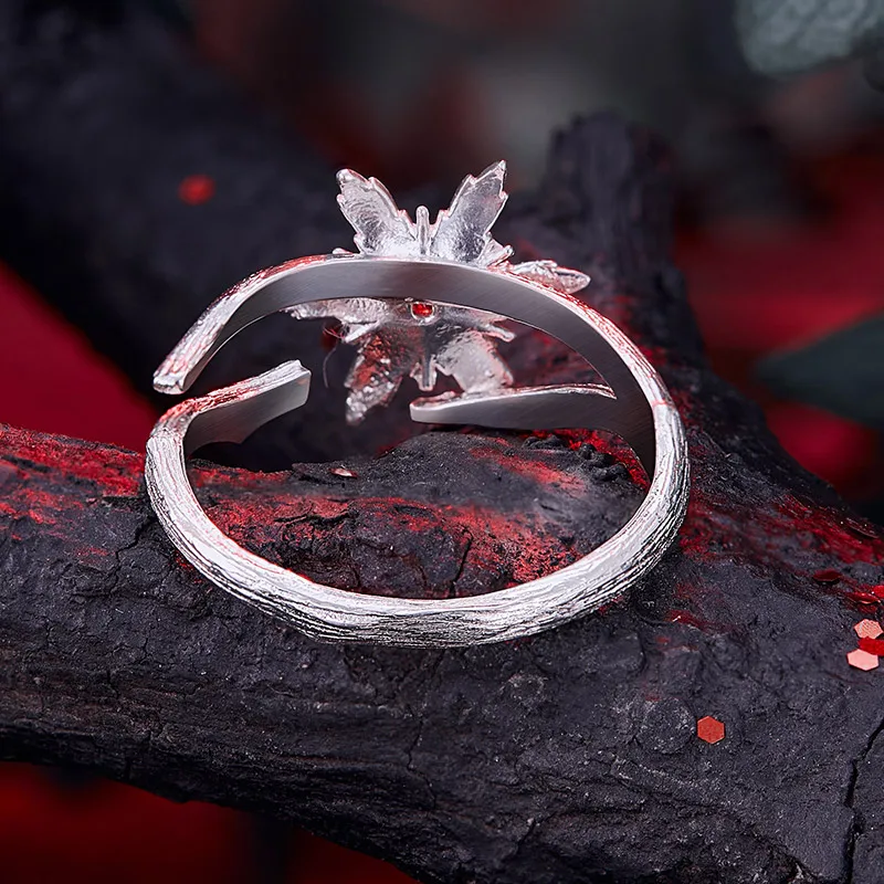 [The Land Of Warriors]Douluo Continent Anime Ring 925 Sterling Silver Dou Luo Da Lu Action figure