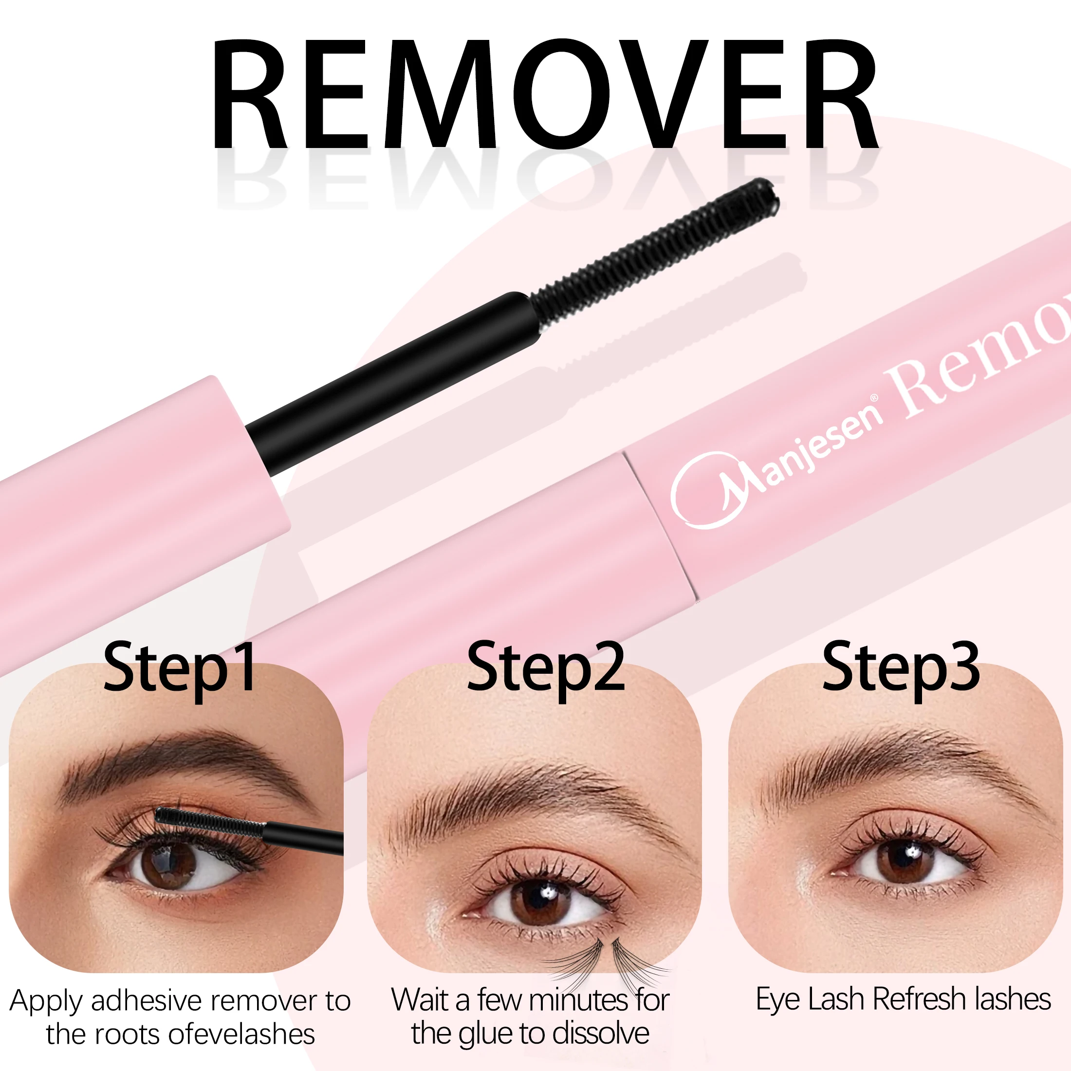 Wimpermake-upset Bond en Seal Individuele wimperlijm en afdichting Supersterke fixatie Wimperverlenging Wimperlijmverwijderaar en pincetkit