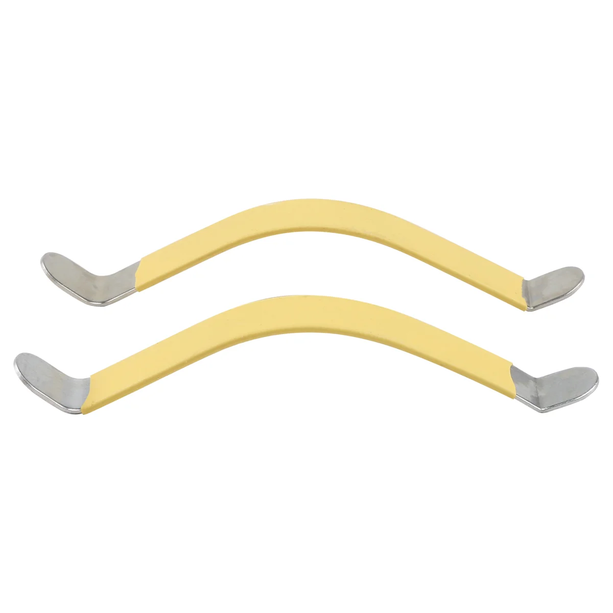A03V 2 uds esparcidores de cuerdas de Metal herramienta Luthier de guitarra para limpiar diapasón amarillo