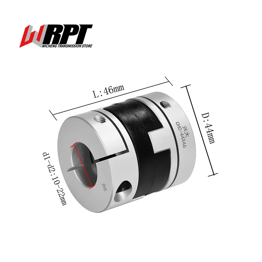 

CHC Aluminum Alloy Quick Release Coupling Clamping Type Cross Adjusting Coupling Cross Slider Coupling CHC-44x46