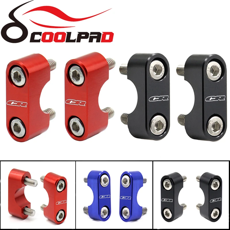 Cubiertas de abrazadera de manillar para HONDA CR 80R 85R CR500 250 125 CRM CR85R CR250R, accesorios para motocicleta, tapa de sujeción elevadora de montaje en barra