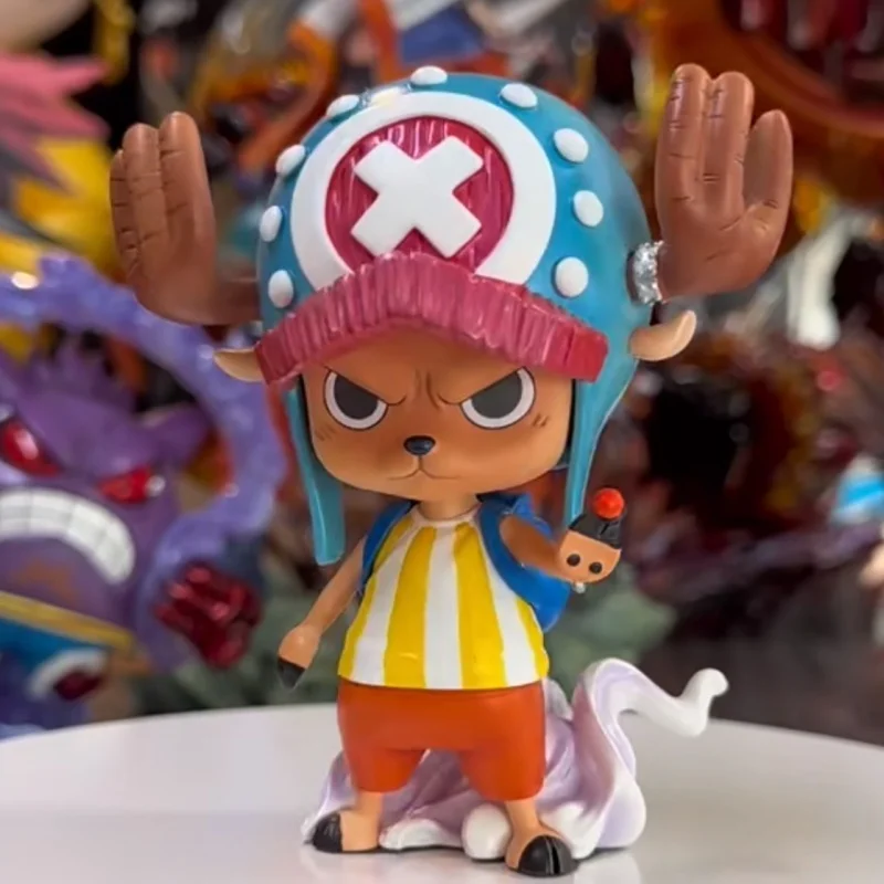 

ONE PIECE Горячая новинка: коллекционная фигурка Тони Тони Чоппера (10 см), милая статуэтка из ПВХ, модель для коллекции, подарок на день рождения, индивидуальный подарок, игрушка