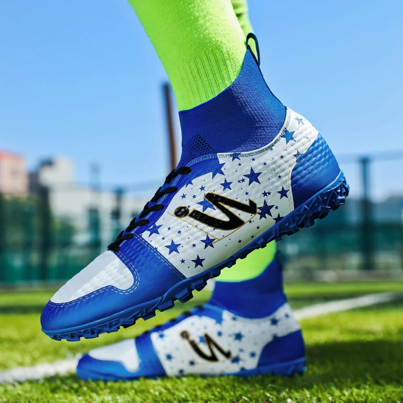 

Neymar Futsal Football Boots Air Force Classic Quality Soccer Shoe Ourdoor Wholesale Training Sneaker TFFG Unisex Chuteira Cleat