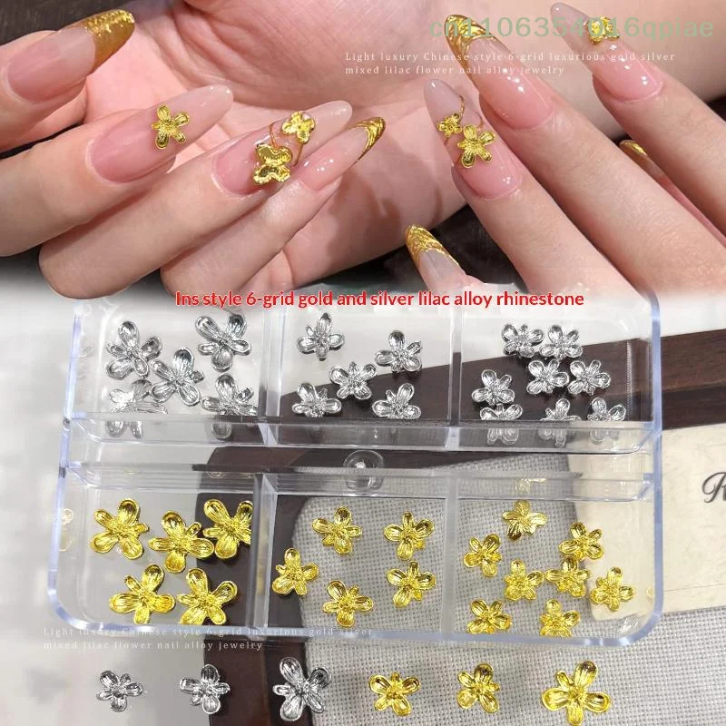 Nail Art Lilac - 3D Alloy Nail Art Decorations 20/30pcs