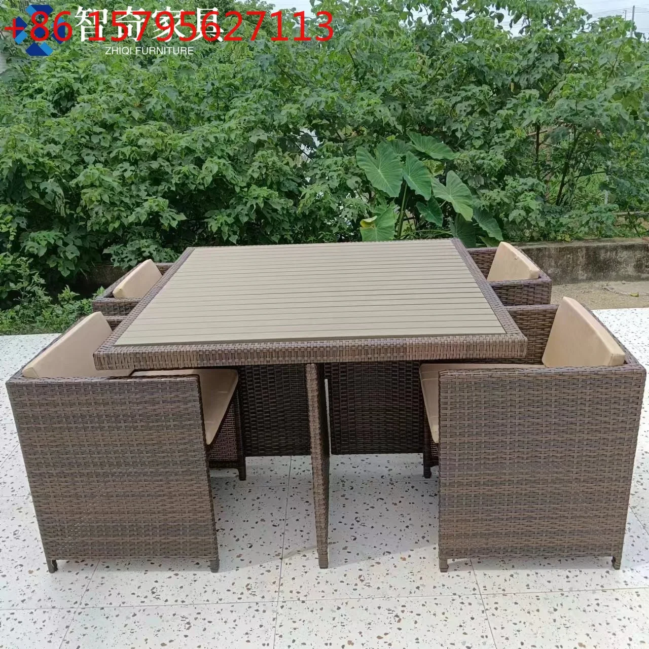 

Уличные столы и стулья, стулья из ротанга, двор, терраса, балкон, сад для отдыха, водонепроницаемый солнцезащитный крем, хранение из алюминиевого сплава