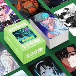 100PCS ALIEN STAGE Anime Laser Card Till Ivan Cosplay Photo Rounded Corners LOMO Card Christmas Gifts Girls