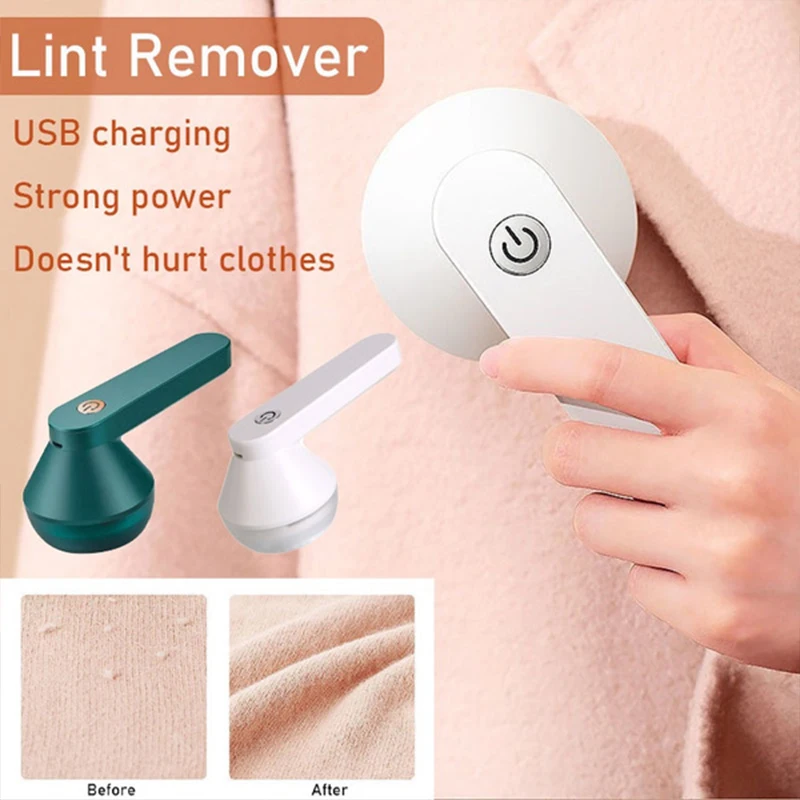 Electric Lint Remover For Clothing Hair Ball Trimmer Fuzz Clothes Pellets Sweater Shaver Rechargeable Spools Removal Device