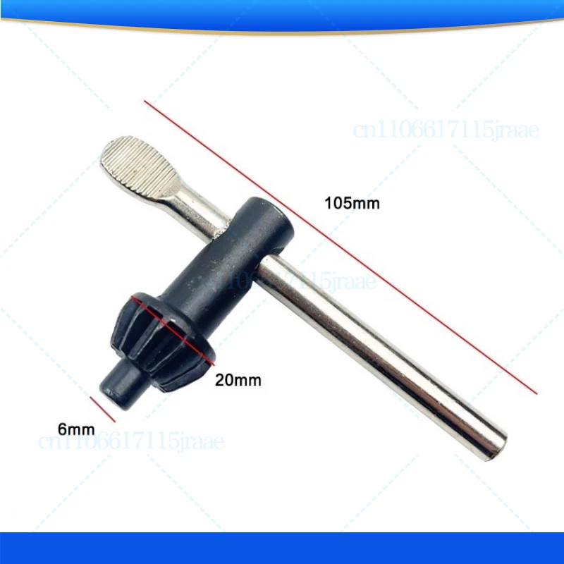 

3Pcs bench drill 16mm drill chuck key 12 teeth high precision hand electric drill wrench through handle pole accessories